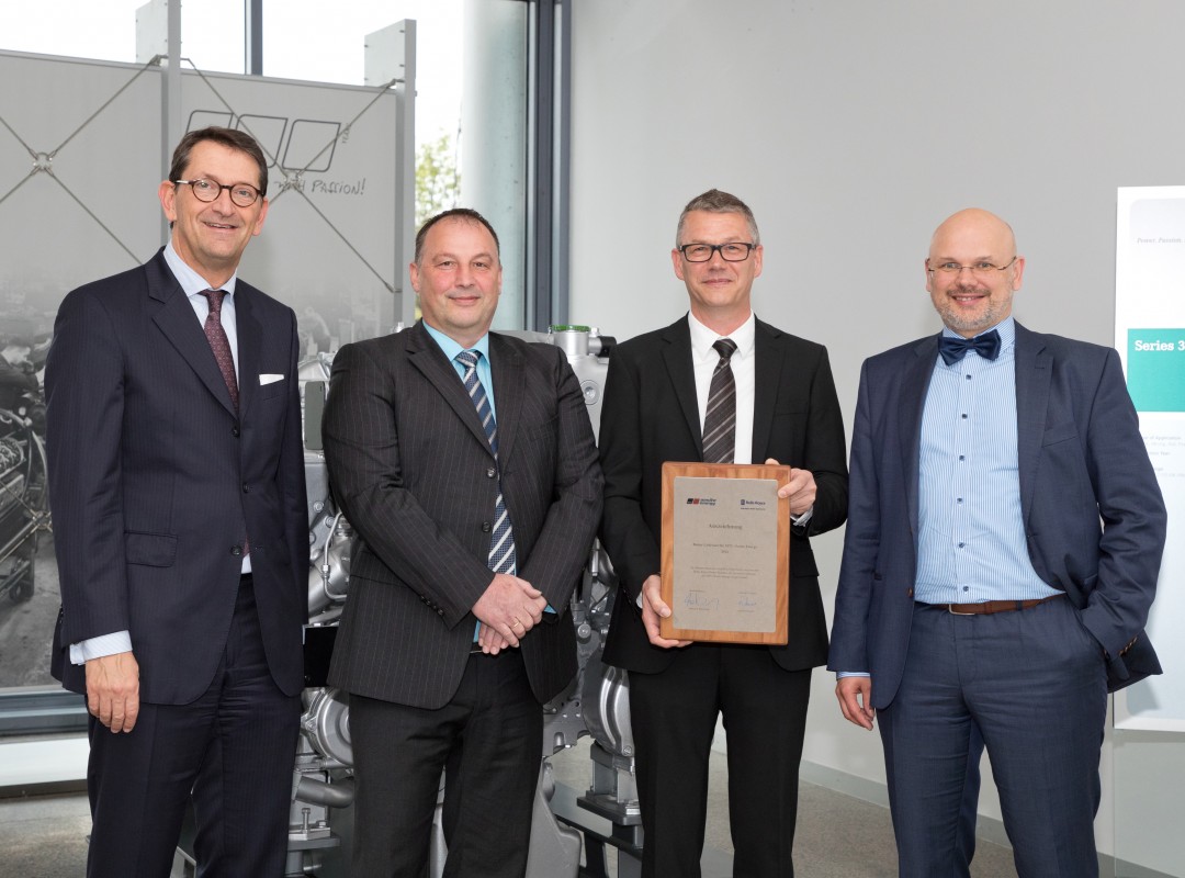 Best supplier of MTU Onsite Energy 2016